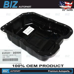 OEM Engine Oil Pan for 2005-2022 Hyundai Kia 2.0 2.4L Various Models 21510-2G500 - Picture 1 of 8