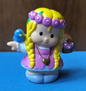 2003 Mattel Fisher Price Little People Maiden Sarah Lynn bluebird, purple dress - Picture 1 of 6