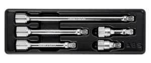 KOKEN #PK4763/5 1/2" SQ.DR.WOBBLE-FIX EXTENSION BAR 50-250MM ABS TRAY 5 PIECE - Picture 1 of 1