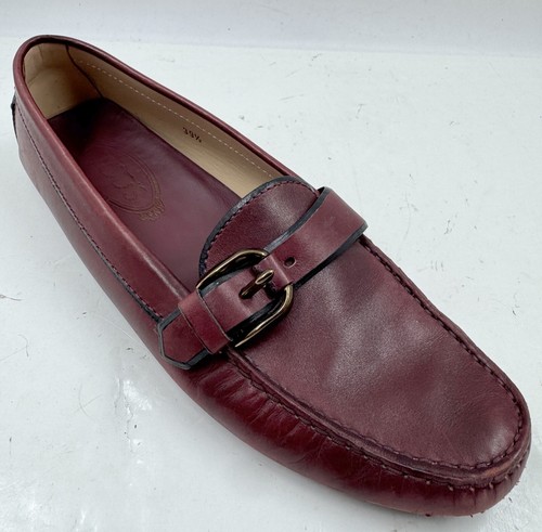TOD’S Mocassini donna Tod's 9 scarpe mocassini pelle bordeaux comode casual slip on