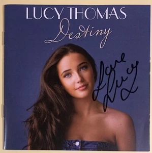 LUCY THOMAS: DESTINY – CD, HAND SIGNED / AUTOGRAPH/ AUTOGRAPHED, played once - Picture 1 of 1
