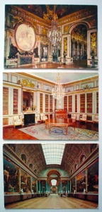 3 TARJETAS POSTALES VINTAGE SIN USAR, VERSAILLES, FRANCIA *** 3 CARTES POSTALES VERSAILLES - Imagen 1 de 3