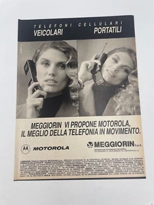 Clipping Pubblicità Advertising 1991 Motorola Telefoni cellulari - Picture 1 of 1