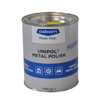 OSBORN Unipol Metallpolierpaste 1L – Professionnel Vernis pour Argent, Chrome, Cuivre &