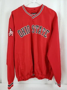 Ohio State University Buckeyes Men's GIII Sports Red Pullover Jacket Size Medium - Picture 1 of 7