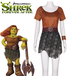 Adultos Shrek Princesa Fiona Disfraz Juegos con disfraces Halloween Fiesta Trajes Vestir - Imagen 1 de 25