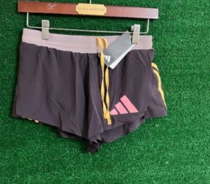 Adidas Adizero Pro Elite Promo Brief Lined 1” Short Purple Yellow IN1123 Size L - Bild 1 von 2