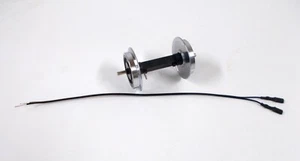 LGB 67403 BALL BEARING WHEEL AXLE WITH 12" CONNECTING CABLE G SCALE TRAIN - Picture 1 of 2