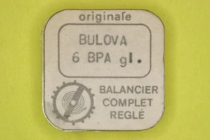 Balance complete BULOVA-WESTFIELD 6BPA 6BP 6CHAC 6COAC GLUC. bilanciere 721 NOS - Picture 1 of 1