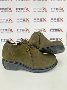 Dr. Martens Selima Granada Cuero Verde Nubuck Zapatos Botas Mujer talla UK 4 - Imagen 1 de 5