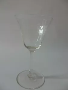 Weinglas Wine glass Klar 50/er Jahre mit Zierschliff verre de vin Wine Glass - Picture 1 of 5