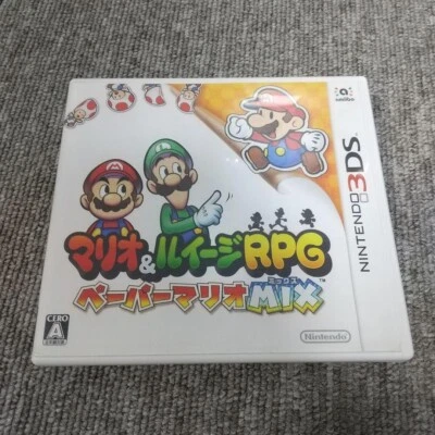 Mario & Luigi RPG Paper Mario MIX Nintendo 3DS NTSC-J (Japan) Japanese version - Image 1 of 3