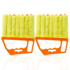 7 waschbare Jalousien Bürste Reiniger Mikrofaser Staub leicht zu reinigendes Werkzeug - Bild 1 von 10