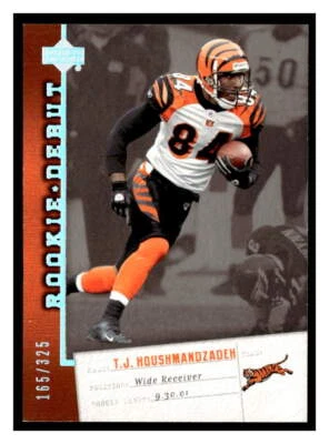 T.J. Houshmandzadeh 2006 Upper Deck Rookie Debut 21  SN325  Holofoil - Image 1 of 2