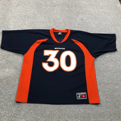 Vintage Denver Broncos Terrell Davis Jersey Men Large Shirt Logo Athletic 90s Cover