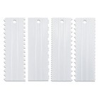 Cake Decorating Comb Scraper Cutting Smoother Icing Baking Cake Fondant Tool