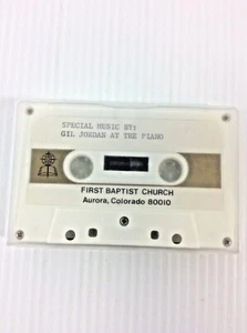 Gil Jordan at the Piano First Baptist Church Aurora CO Music Cassette Tape - Picture 1 of 6