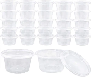 Slime Containers with Lids 40 Pack Small Plastic Containers with Lids for Sli... - Picture 1 of 12