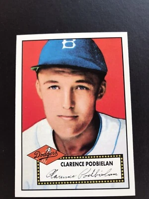 1995 TOPPS ARCHIVES - BROOKLYN DODGERS - CLARENCE PODBIELAN - # 10 of 165 - Image 1 of 2