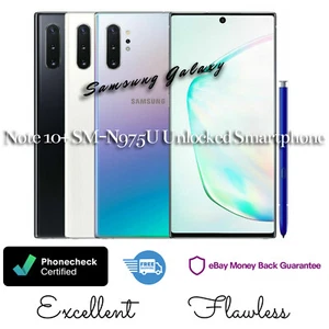 Samsung Galaxy Note 10+ Plus SM-N975U Unlocked Verizon T-Mobile AT&T Metro ALL - Afbeelding 1 van 33