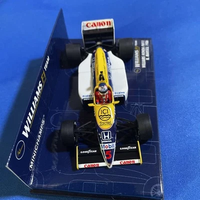 Modellino auto da corsa Minichamps 1/43 Williams Honda FW11 F1 Nigel... - Immagine 1 di 4