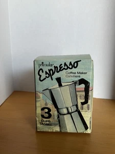 Primula Expresso Coffee Maker Italian Style Stovetop 3 cup--NIB - Picture 1 of 3