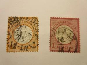 GERMANY, Scott: 15, 16, USED, Lot25, Cat $15.25 - Picture 1 of 1