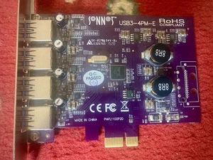 Sonnet USB3-4PM-E interface cards/adapter Internal USB 3.2 Gen 1 (3.1 Gen 1) - Afbeelding 1 van 4