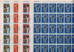 VATIKAN 1971 Rassendiskriminierung 4 ganze Blätter postfrisch ** - Bild 1 von 1