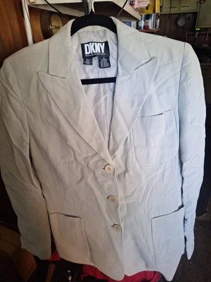 Blazer top para mujer DKNY Donna Karan New York 3 botones Foto 1 de 4