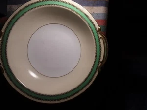Vintage Noritake Bonita Bowl With Green & Gold Trim - Picture 1 of 6
