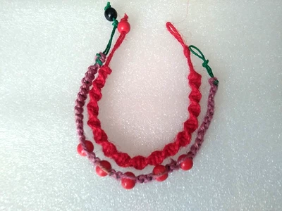 Heishi 9/10" Ajustable Pulsera o Tobillera Boho Hippie Regalo Vendedor EE. UU. Nuevo Foto 1 de 4