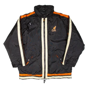 Abrigo acolchado Kangol para hombre negro nailon XL - Imagen 1 de 6