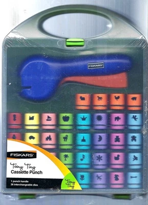 Fiskars Teeny Tiny Paper Punches (36) NOS - Image 1 of 3