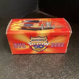 29) Matchbox 2002 NYC Toy Show Ford Expedition NYFD Truck NEW IN ORIGINAL BOX - Picture 1 of 9