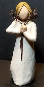 Willow Tree Friendship  W /Flowers Susan Lordi DEMDACO 2004  5" H - Picture 1 of 3