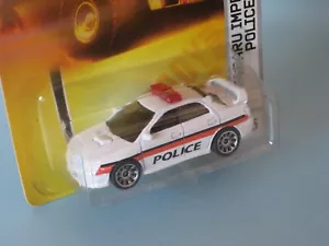 Coche modelo de juguete blanco Matchbox Subaru Impreza Police 70 mm en BP - Imagen 1 de 2