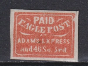 US # 61L3 Local Eagle post Adams Express cv= $ 225 - Picture 1 of 2