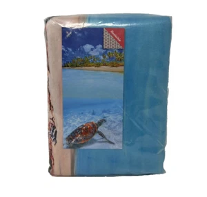 Juego de dos toallas de playa reversibles de microfibra Whitely Willows 35" x 70" tortuga - Imagen 1 de 2