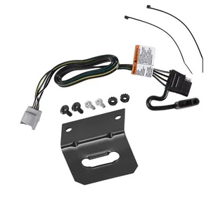 Trailer Wiring + Bracket For 20-25 Toyota Highlander w/ Factory Tow Pkg 4-Flat - Picture 1 of 4