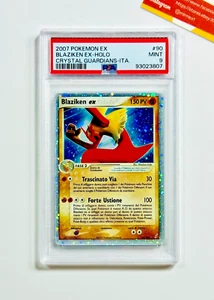 Pokemon PSA 9 Blaziken Ex #90 Holo EX Guardiani dei Cristalli Italiano (M) - Imagen 1 de 3
