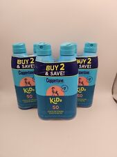 Coppertone Kids SPF 50 Broad Spectrum Sunscreen Spray 5.5oz Lot 4 Cans Exp 9/25