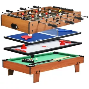 4 In 1 Multi Game Hockey Tennis Football Pool Table 32" - Picture 1 of 10
