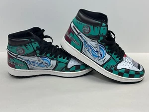 Tanjiro Demon Slayer Water Breathing Shoes Anime Size 43 (9.5 US Mens) - Picture 1 of 18