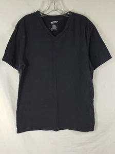 Camiseta para hombre Arizona Jean Co. manga corta grande azul oscuro cuello en V usada - Imagen 1 de 6