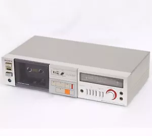 Sony TC-FX4 2 Motor Stereo Cassette Deck Type IV Metal Tape Silver Face *AS IS* - Picture 1 of 9