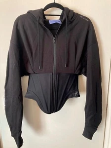 Mugler H&M Corset Hoodie Jacket/ S/collaboration sold out item!MUGLER X H&M - Picture 1 of 8