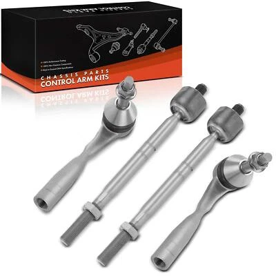 4x extremidade dianteira interna e externa da haste de amarração para Mercedes-Benz W167 GLE350/450/580 GLS450 - Imagem 1 de 4