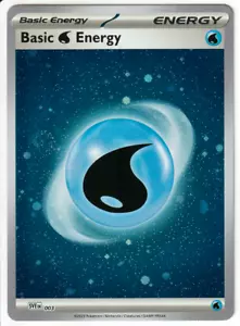 Basic Water Energy Cosmos Holo #003 SV01: Scarlet & Violet Base Set Pokemon H39 - Picture 1 of 2