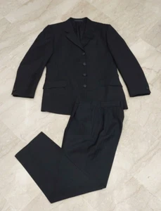 VERSACE ClassicV2 Tailor Made Suit Comes in  a black wool and Silk Woven Size L - Picture 1 of 15